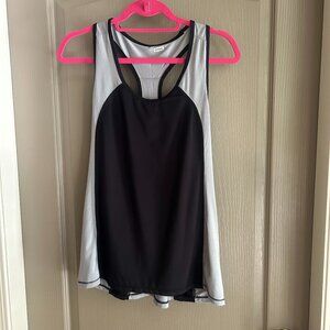 two tone exercise top